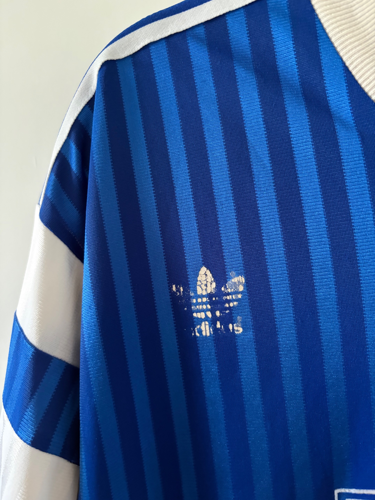 Schalke adidas 1990/1991 domowa meczowa #10 — zdjęcie 4